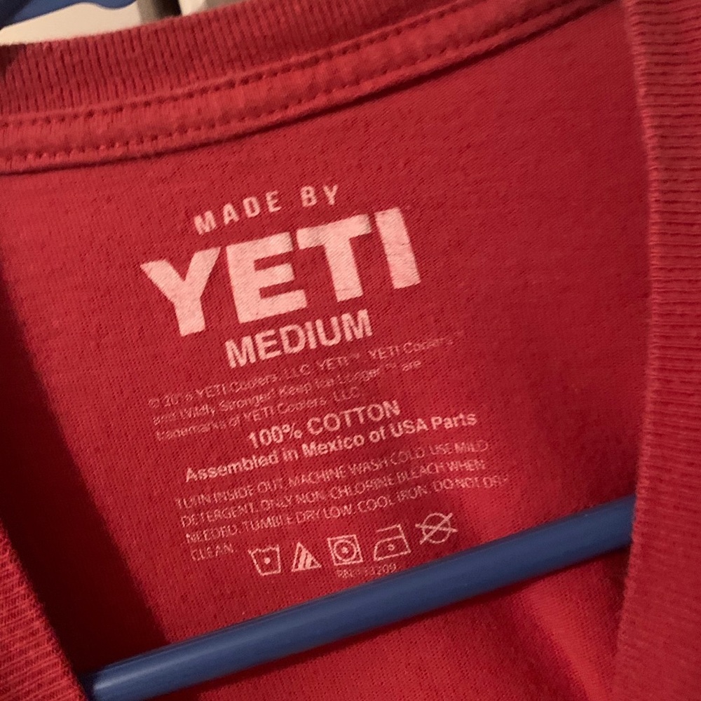 red Yeti t-shirt
